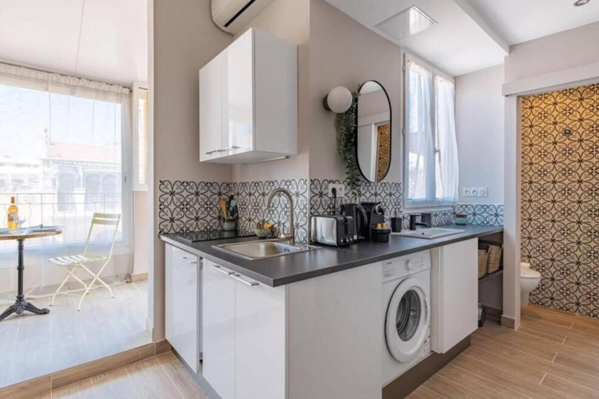 Lamartine - Studio W Terrace And Ac Very Central Nice Exteriör bild